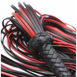 Correct Me Martinet Lofy Whip 65cm Noir-Rouge